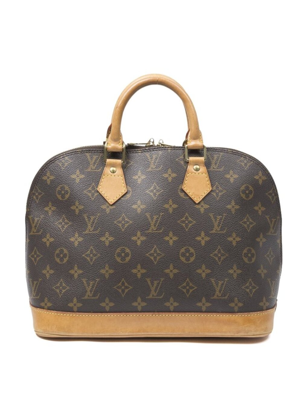 Louis Vuitton Alma Brown Monogram Canvas Handbag